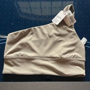 Lululemon Athletica Cream Asymmetrical bra